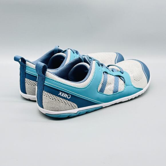 Xero Shoes Womens 9.5 Blue White Zelen Mesh Minimalist Running Athletic Sneakers - Picture 9 of 13